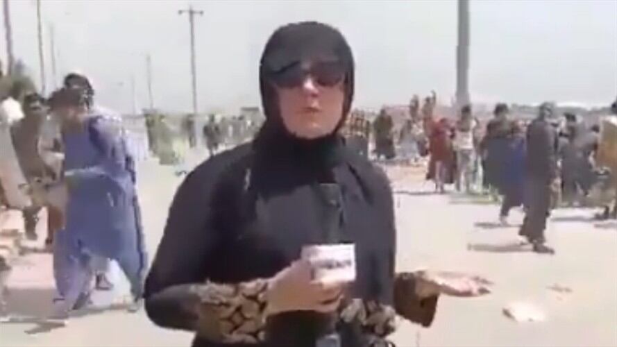 Sumaira Khan, corresponsal de BBC y de Al Jazeera en Afganistán. Foto: Twitter: @sumrkhan1