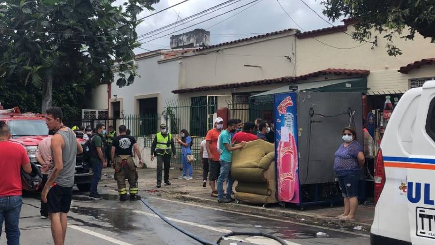 Incendio /bomberos Bucaramanga