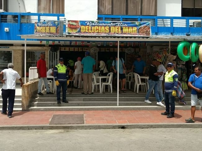 Sellan restaurante en El Rodadero por condiciones de insalubridad. Foto: Secretaría de Gobierno de Santa Marta