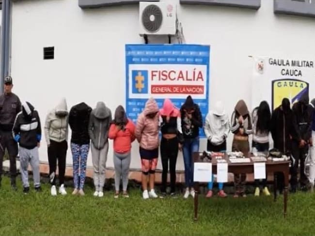 La Fiscalía contó con evidencias como seguimientos, vídeos y fotografías en los que aparecen los supuestos integrantes de la banda criminal. Foto: Fiscalía