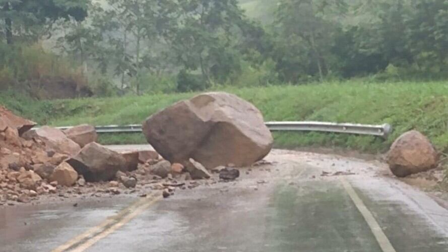 Deslizamientos de tierra. Foto: Cortesía