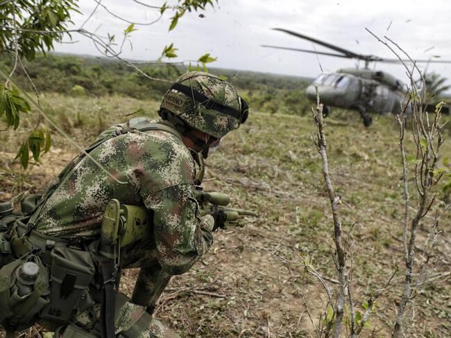 Ya son tres los militares lesionados, en hechos aislados, en menos de una semana en el departamento del Cauca. Crédito: Colprensa.