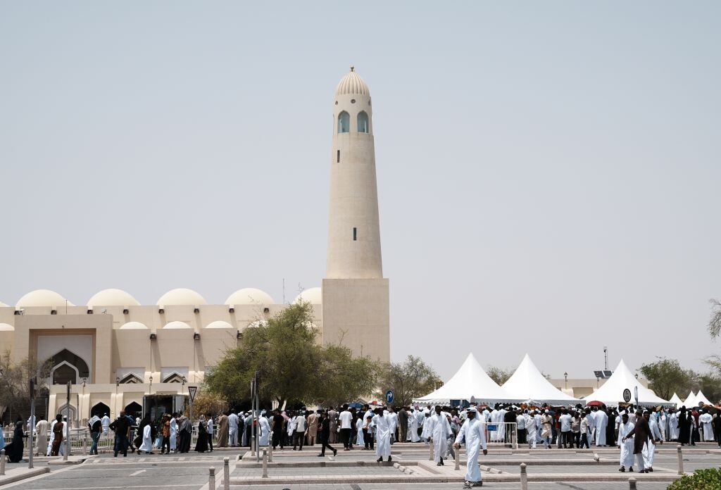 Funeral del líder político de Hamás, Ismail Haniyeh en Doha. Foto: Mehmet Ali Ozcan/Anadolu via Getty Images