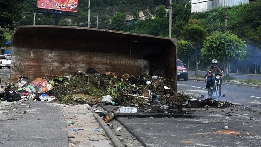 Dos muertos y 20 heridos durante protestas contra el gobierno en Honduras. Foto: Getty Images