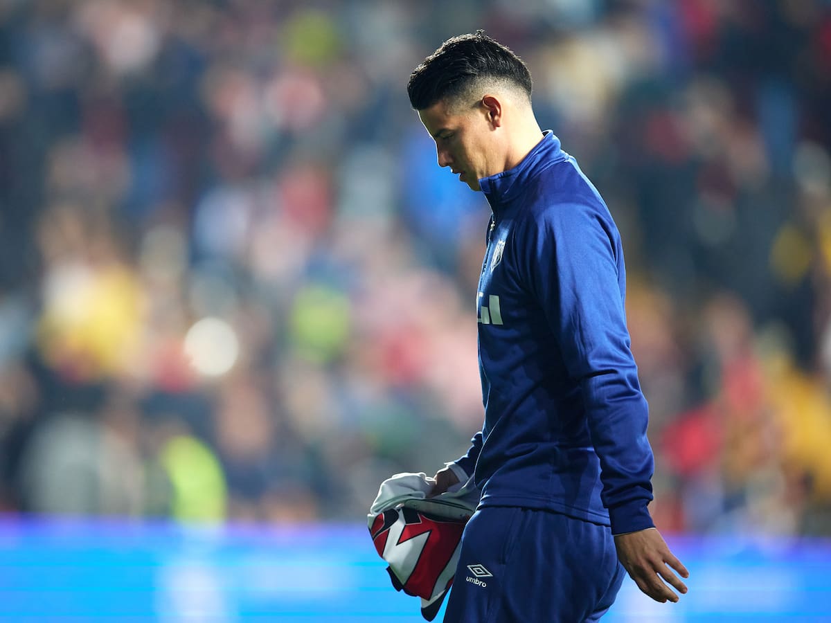 James Rodríguez no jugará en Copa del Rey: entrenador del Rayo Vallecano reveló el porqué