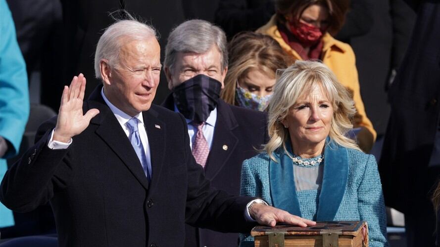 Posesion Joe Biden. Foto: Alex Wong/Getty Images