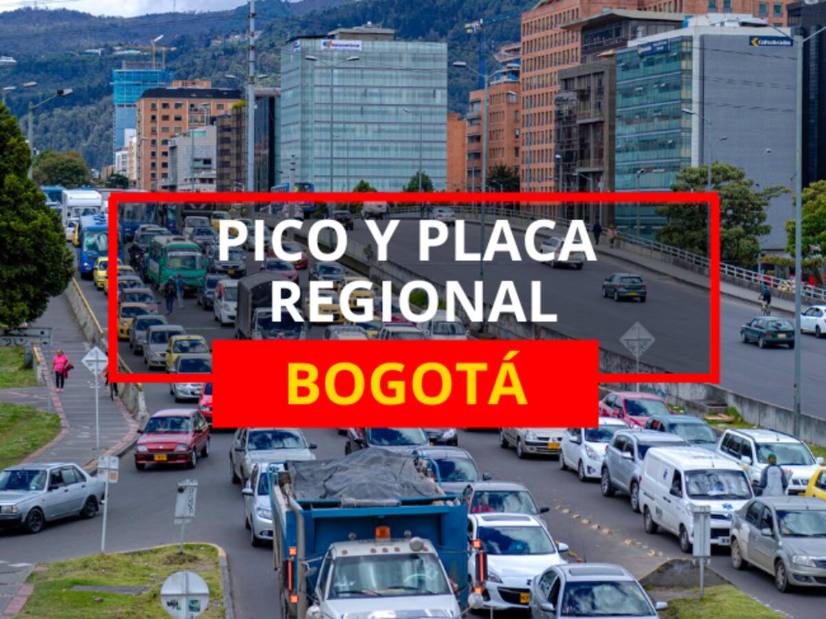 ¿Hay pico y placa regional para ingresar a Bogotá este 13 de julio? Evite multas