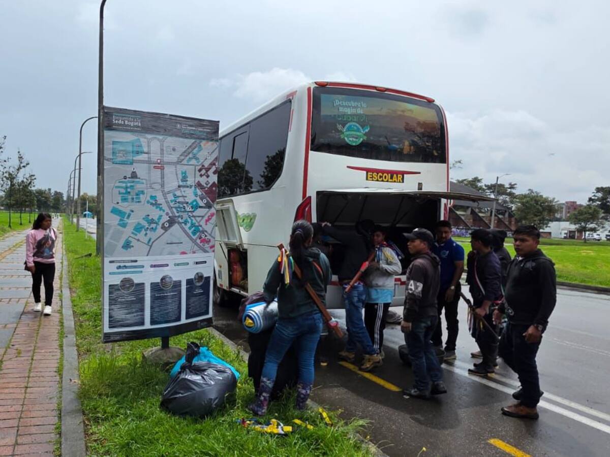 Culminó la estadía de la Minga Indígena en Bogotá