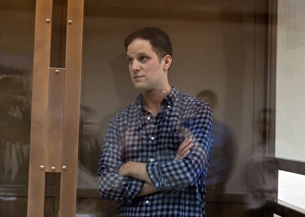 Periodista estadounidense Evan Gershkovich. Foto: Sefa Karacan/Anadolu Agency via Getty Images.