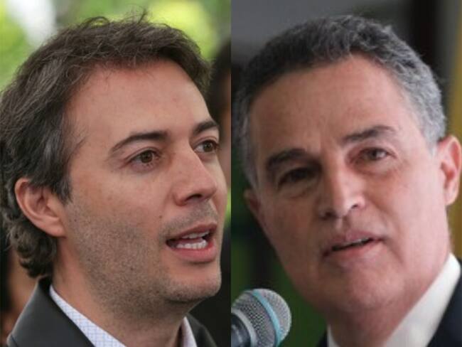 Daniel Quintero y Aníbal Gaviria. Foto: Colprensa - Camila Díaz / Colprensa - Álvaro Tavera