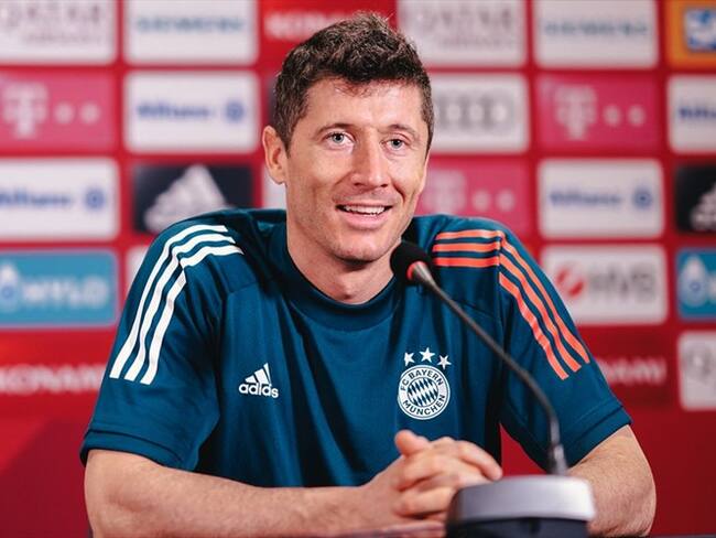 La advertencia de Robert Lewandowski al Tigres de México . Foto: M. Donato/FC Bayern via Getty Images