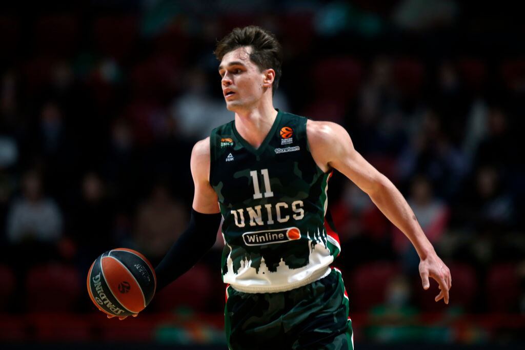 Mario Hezonja de Unics Kazan, club ruso de baloncesto  (Photo by Roman Kruchinin/Euroleague Basketball via Getty Images)