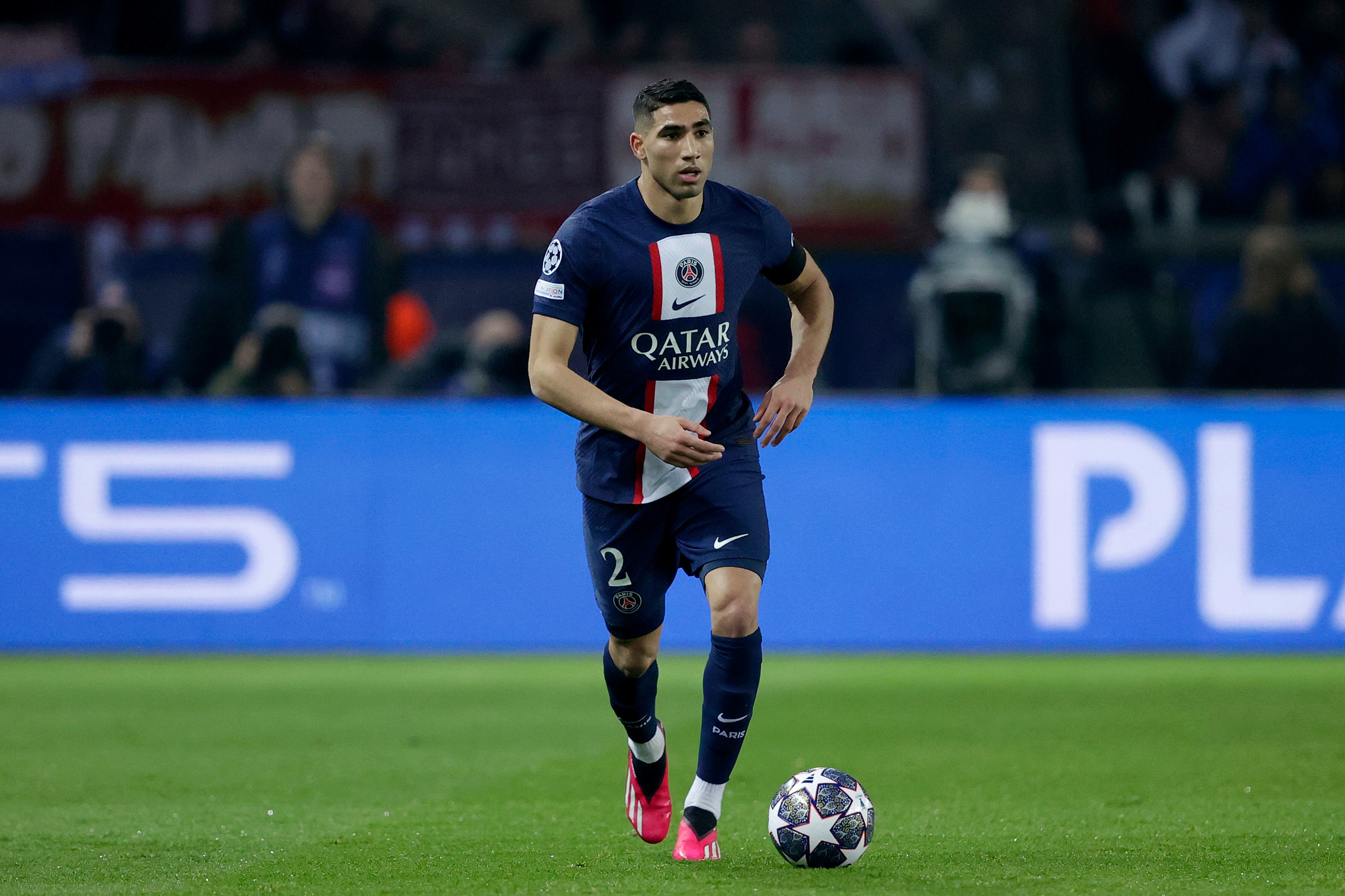 Achraf Hakimi. (Photo by David S. Bustamante/Soccrates/Getty Images)