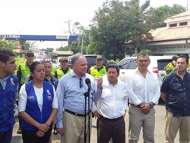 El embajador aseguró "aquí hay un delincuente, asesino que maneja el Táchira lo llaman el protector. Foto: Audrey Carrillo