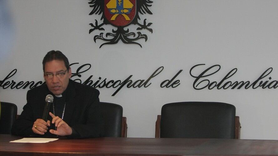 El secretario de la Conferencia Episcopal, José Daniel Falla.. Foto: Colprensa