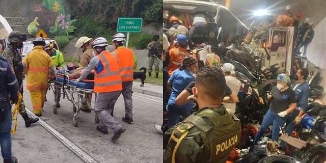 Las autoridades confirman error humano en tragedia vial de La Línea. Foto/Colprensa.