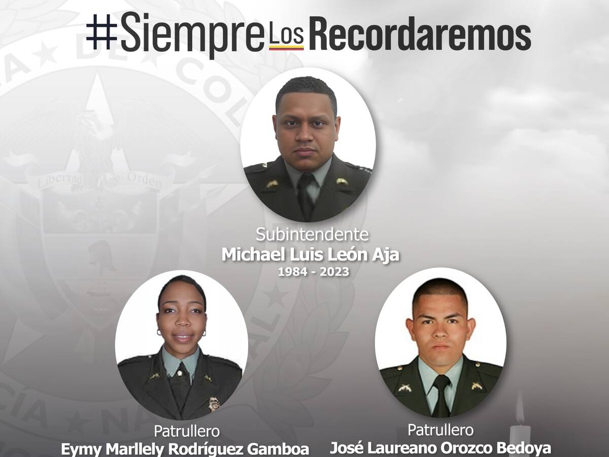 Tres policías fueron asesinados en un ataque armado en el Cauca