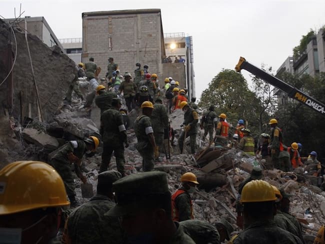 Dos ciudadanos de Popayán sobrevivieron al terremoto en México. Foto: Agencia EFE/Sáshenka Gutiérrez