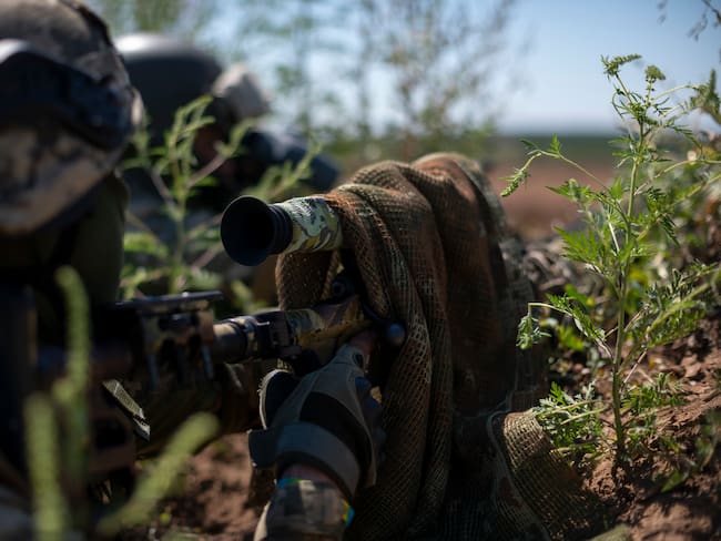 Imagen de referncia mercenarios. Foto: by Viktor Fridshon/Global Images Ukraine via Getty Images
