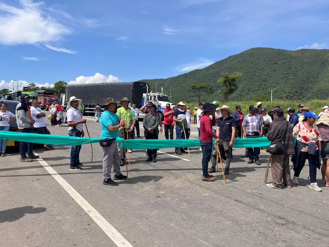Paro campesino en Norte de Santander. / W Radio Cúcuta.