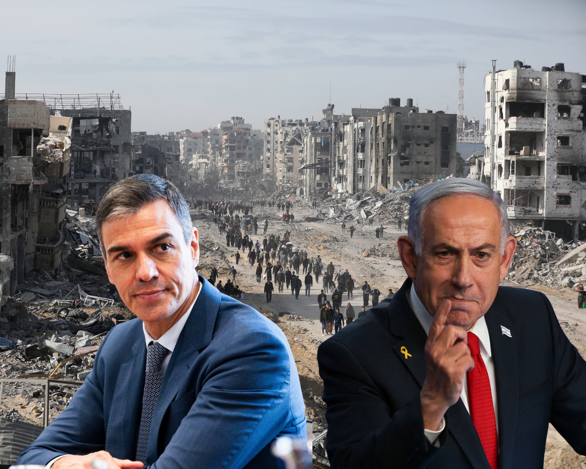 Los gobiernos de España e Israel chocan nuevamente por cuenta de las decisiones del jefe de gobierno Pedro Sánchez que buscan responder a los ataques contra los palestinos en Gaza.
(Foto:    Caracol Radio / Getty )