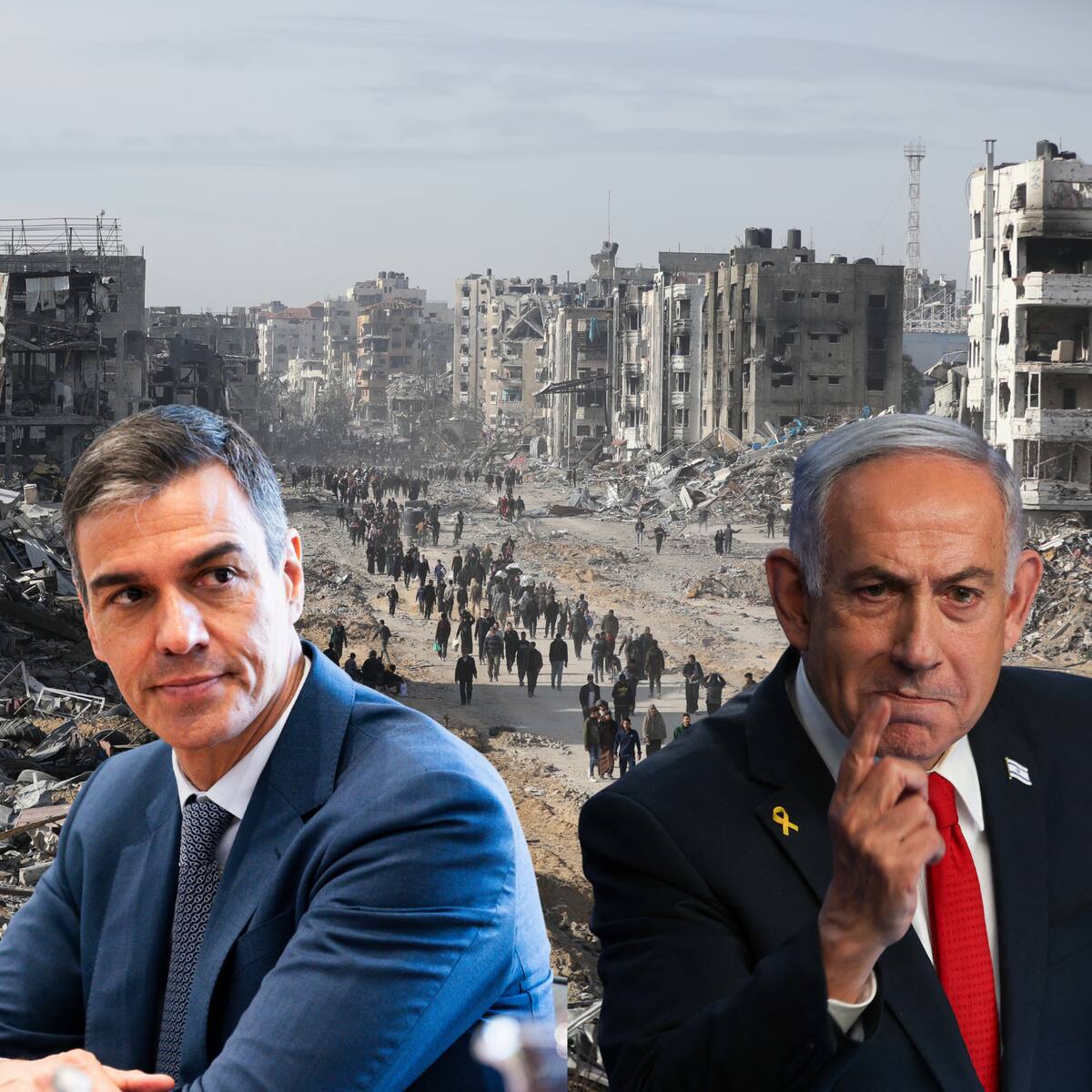 Netanyahu acusó a presidente español de lanzar una “amenaza genocida” contra Israel