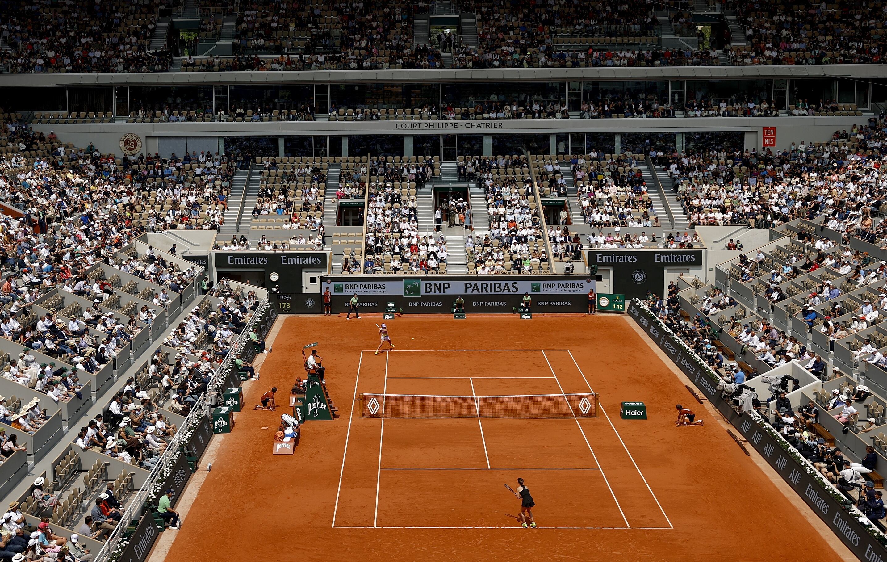 Roland Garros. Foto:  EFE/EPA/MOHAMMED BADRA
