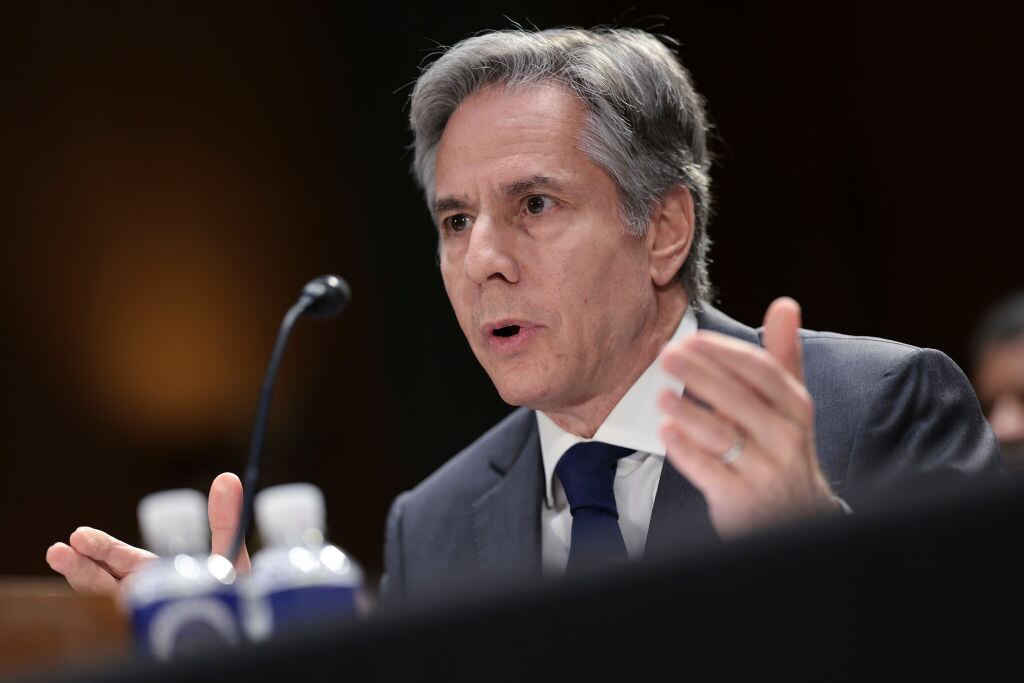 Secretario de Estado de Estados Unidos, Antony Blinken. Foto: Win McNamee/Getty Images.