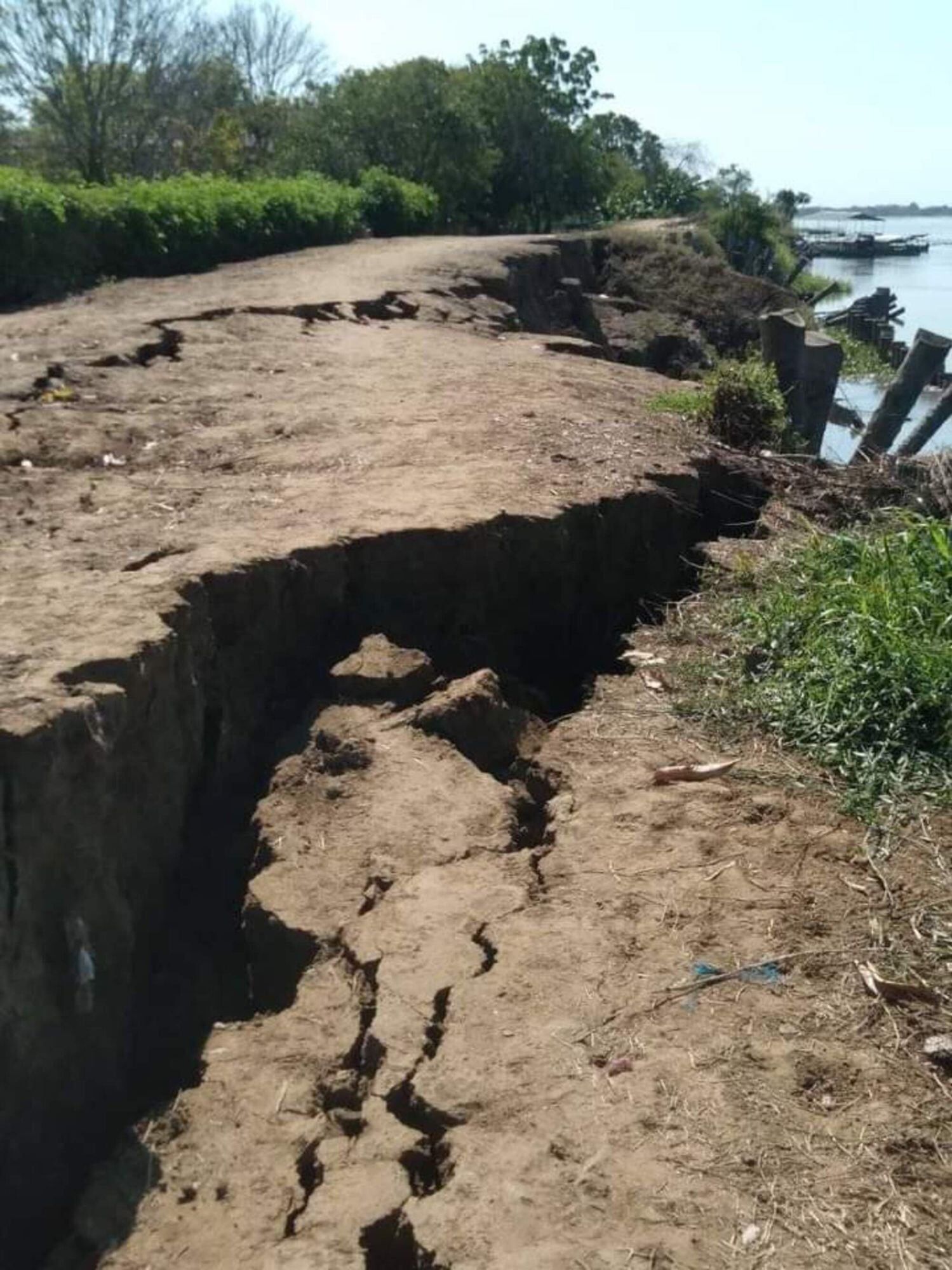 Erosión en Guaimaro, Salamina / Cortesía 