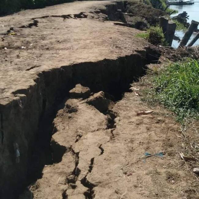 Erosión en Guaimaro, Salamina / Cortesía