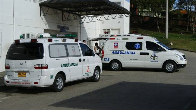 Los heridos fueron llevados a la Clínica La Estancia, al Hospital Susana López y a la Clínica Santa Gracia . Foto: Colprensa