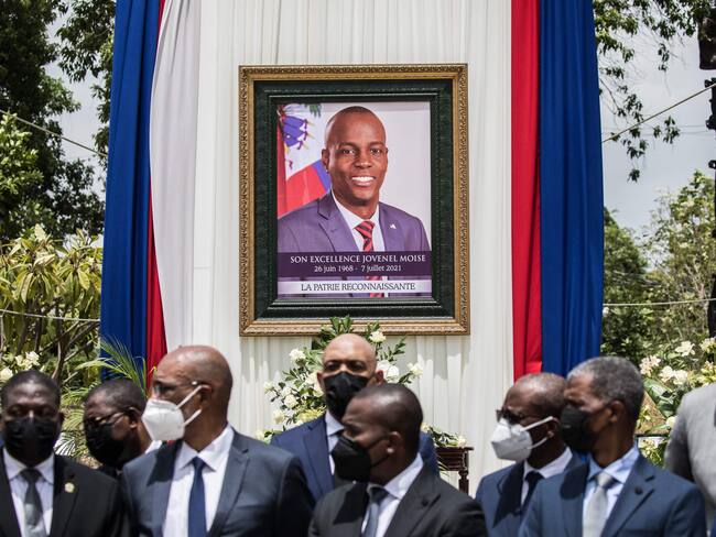 Funeral de Jovenel Moise. Foto: Valerie Baeriswyl / AFP via Getty Images