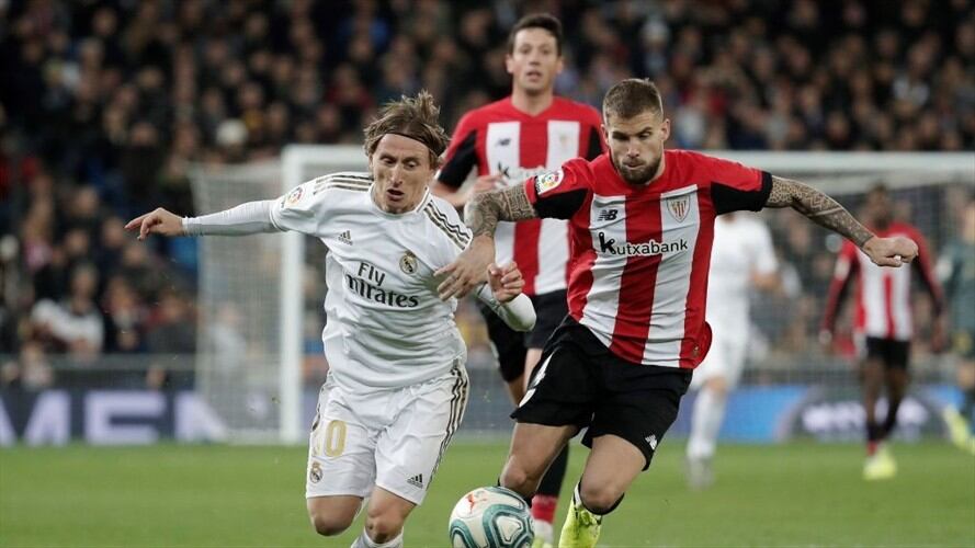 En la Jornada 18 de la Liga Santander se enfrentaron el Real Madrid y Athletic de Bilbao en el estadio Bernabéu. . Foto: Getty Images