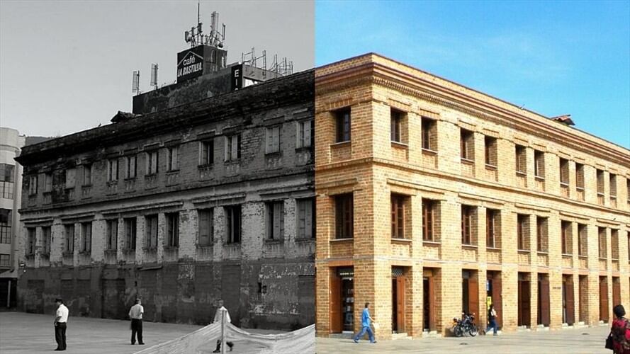 Edificio Vásquez sede de la  Caja de Compensación Familiar de Antioquia desde 2006. Foto: COMFAMA