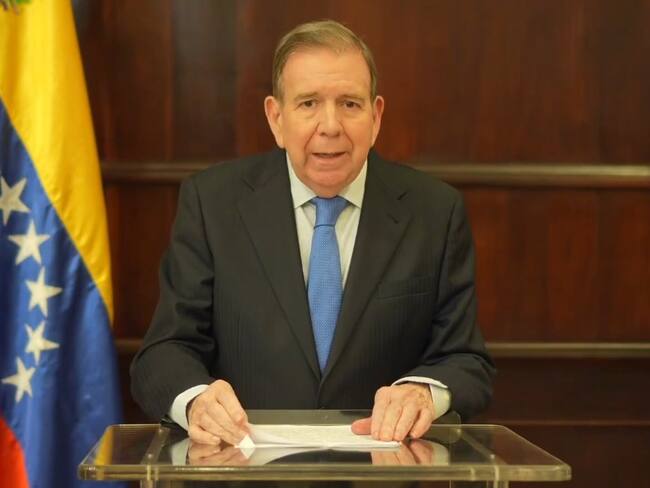 Edmundo González se pronuncia tras posesión en Venezuela. Foto: captura de pantalla.