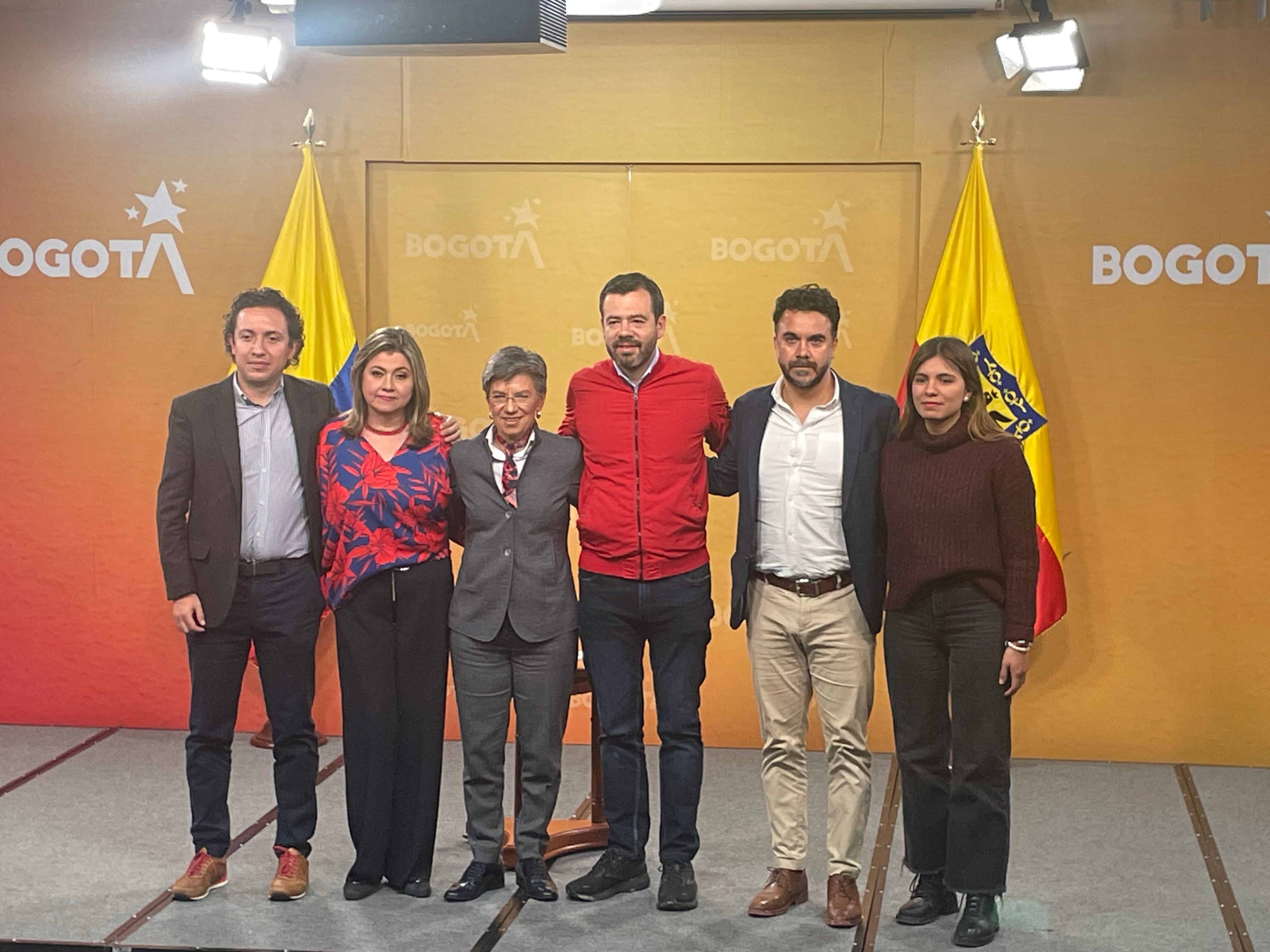 Reunión entre Claudia López y Carlos Fernando Galán. Foto: Suministrada
