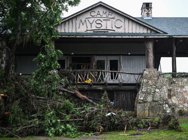 Campamento Mystic. Foto: RONALDO SCHEMIDT/AFP via Getty Images.