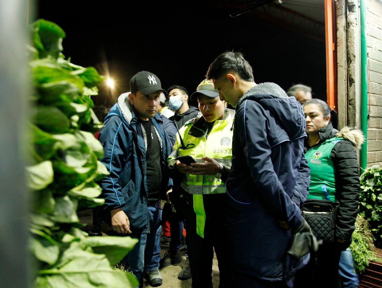 19 menores de edad fueron encontrados en Corabastos. Foto: Cortesía Secretaría de Integración Social