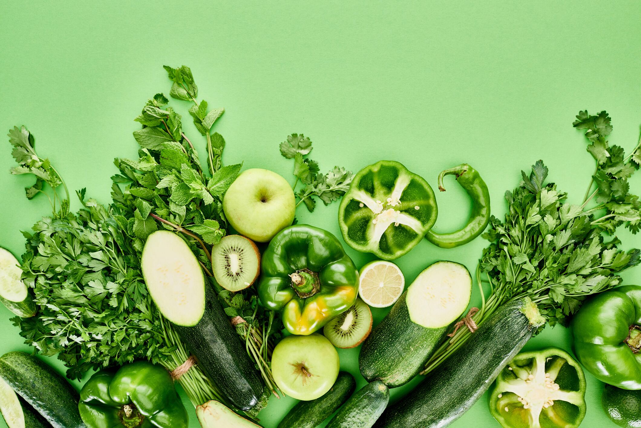 Imagen de verduras y vegetales. I Foto: Getty Images.
