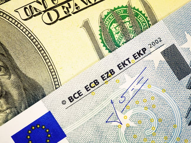 Dólar estadounidense vs. Euro (Foto vía Getty Images)