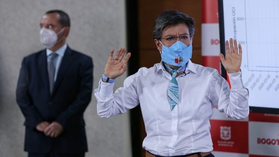 Claudia López arremete contra el Gobierno Nacional. Foto: Colprensa