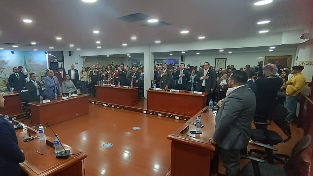 En Tunja se posesionaron los nuevos concejales para el periodo constitucional 2024-2027