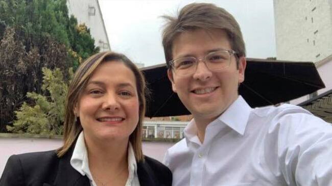 Miguel Uribe y Ángela Garzón proponen una alianza para llegar a la Alcaldía de Bogotá. Foto: Cortesía