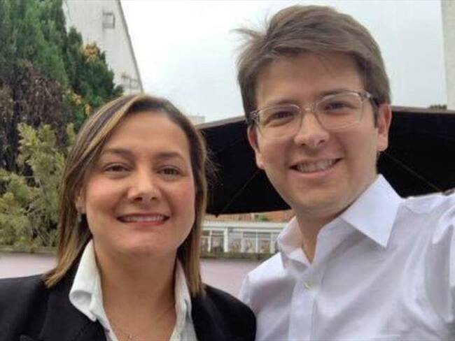 Miguel Uribe y Ángela Garzón proponen una alianza para llegar a la Alcaldía de Bogotá. Foto: Cortesía