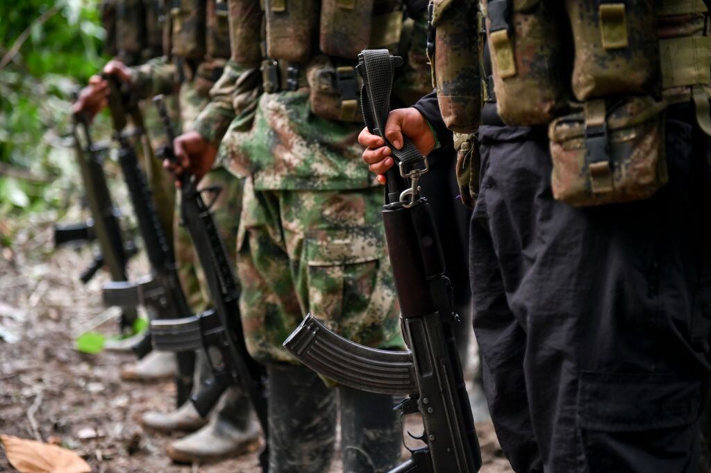 Imagen de referencia de grupos armados organizados. Foto: Raúl Arboleda / AFP vía Getty Images