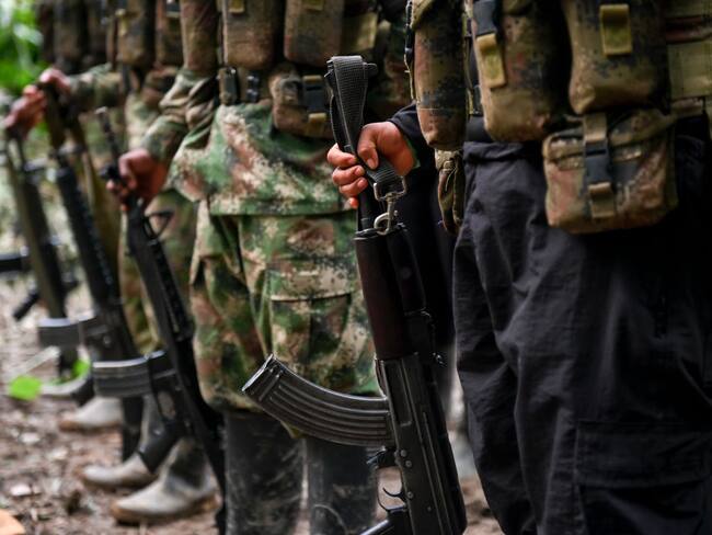 Imagen de referencia de grupos armados organizados. Foto: Raúl Arboleda / AFP vía Getty Images