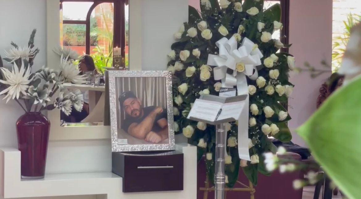 Honras fúnebres de Jhon Mesías. Foto: cortesía