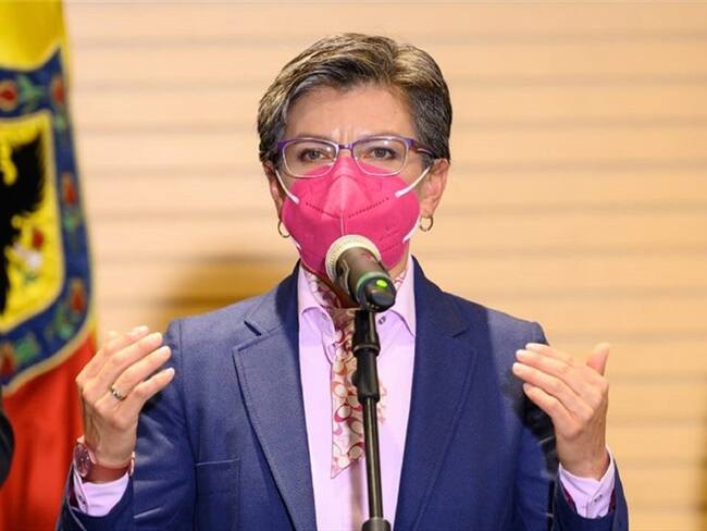 Alcaldesa de Bogotá, Claudia López. Foto: Colprensa - Cortesía Alcaldía de Bogotá
