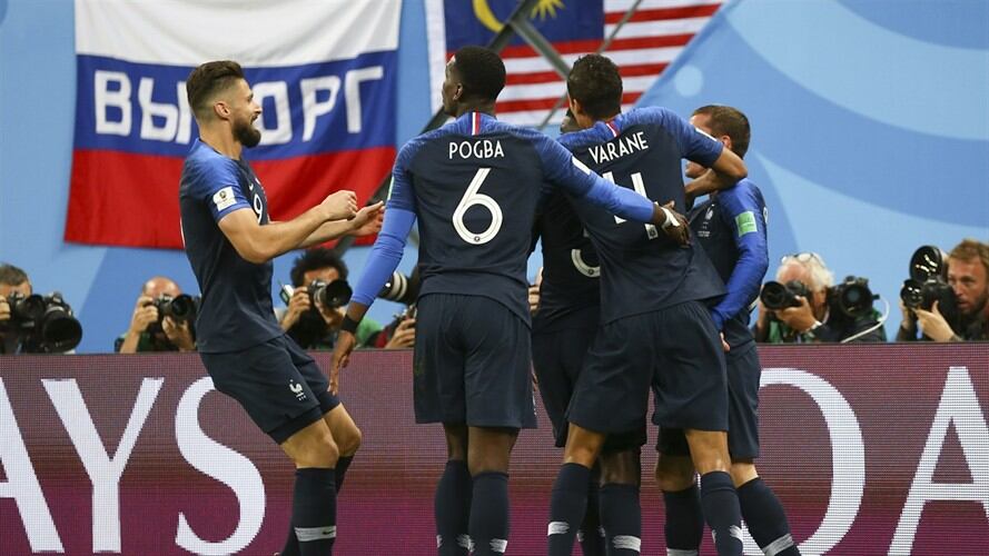 Francia venció 1 a 0 a Bélgica y avanzó a la final del Mundial. Foto: Agencia Anadolu
