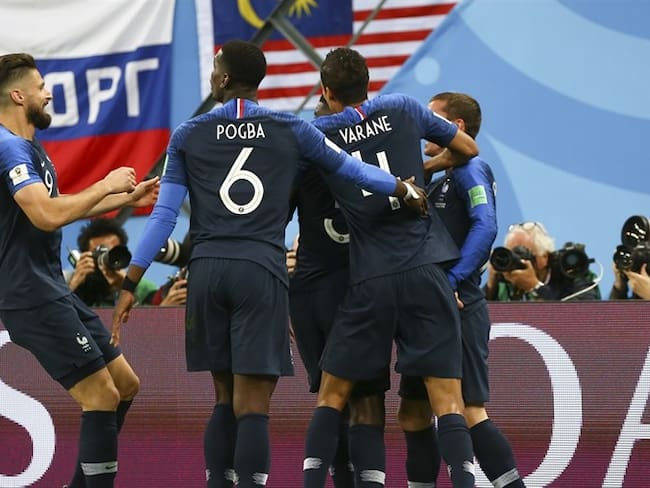 Francia venció 1 a 0 a Bélgica y avanzó a la final del Mundial. Foto: Agencia Anadolu